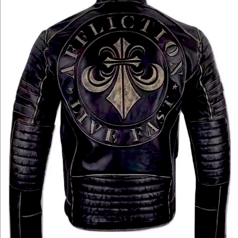 Affliction Men’s leather jacket